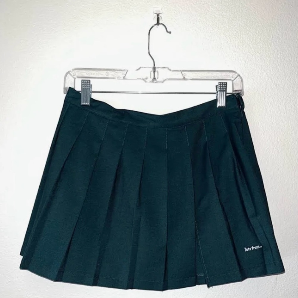Ietz Franz Dark Green Pleated Skirt | Size Small